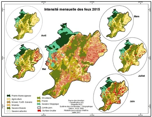 Geotech center Suivi des feux de brousse et des forêts 
