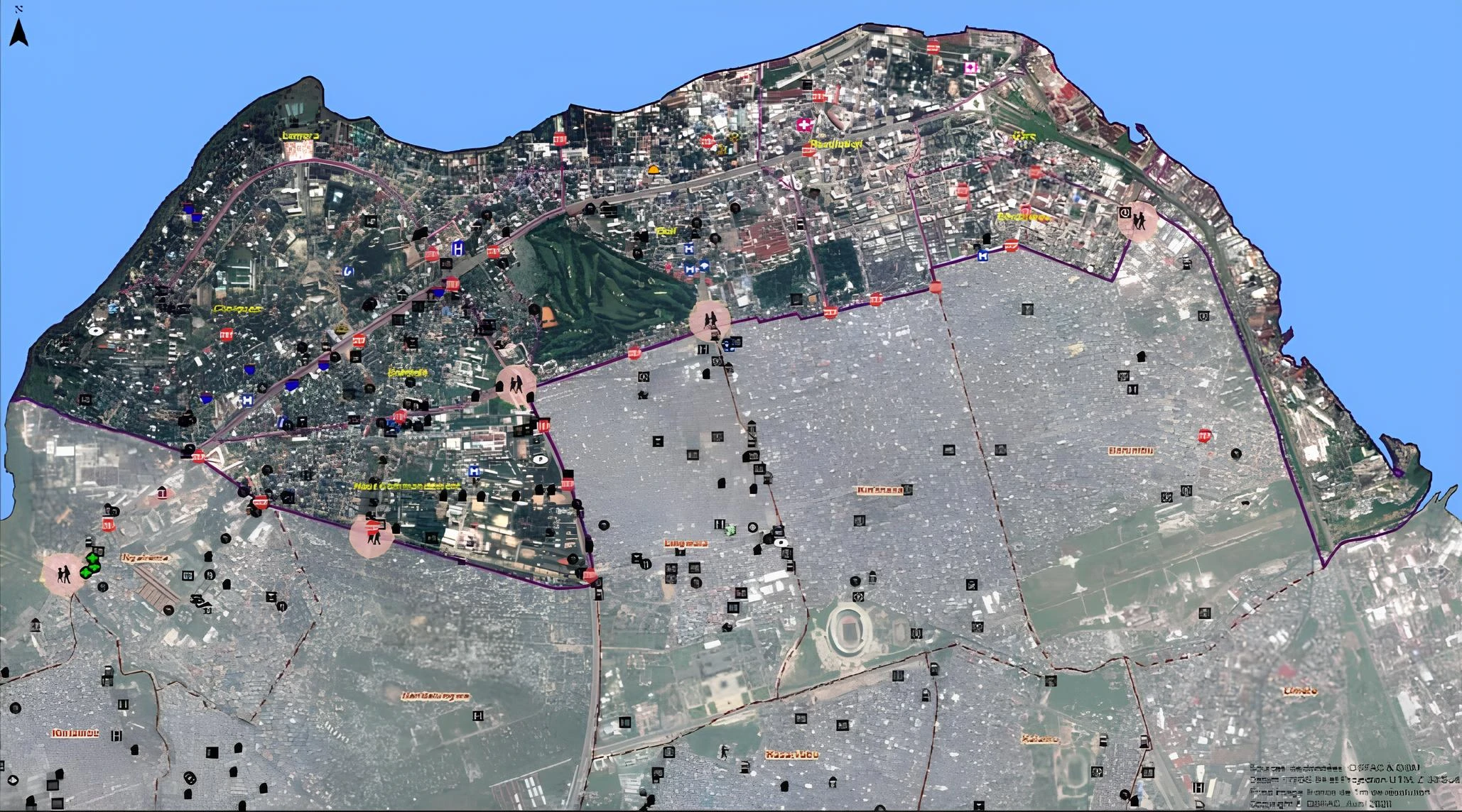 carte kinshsa geotech RDC